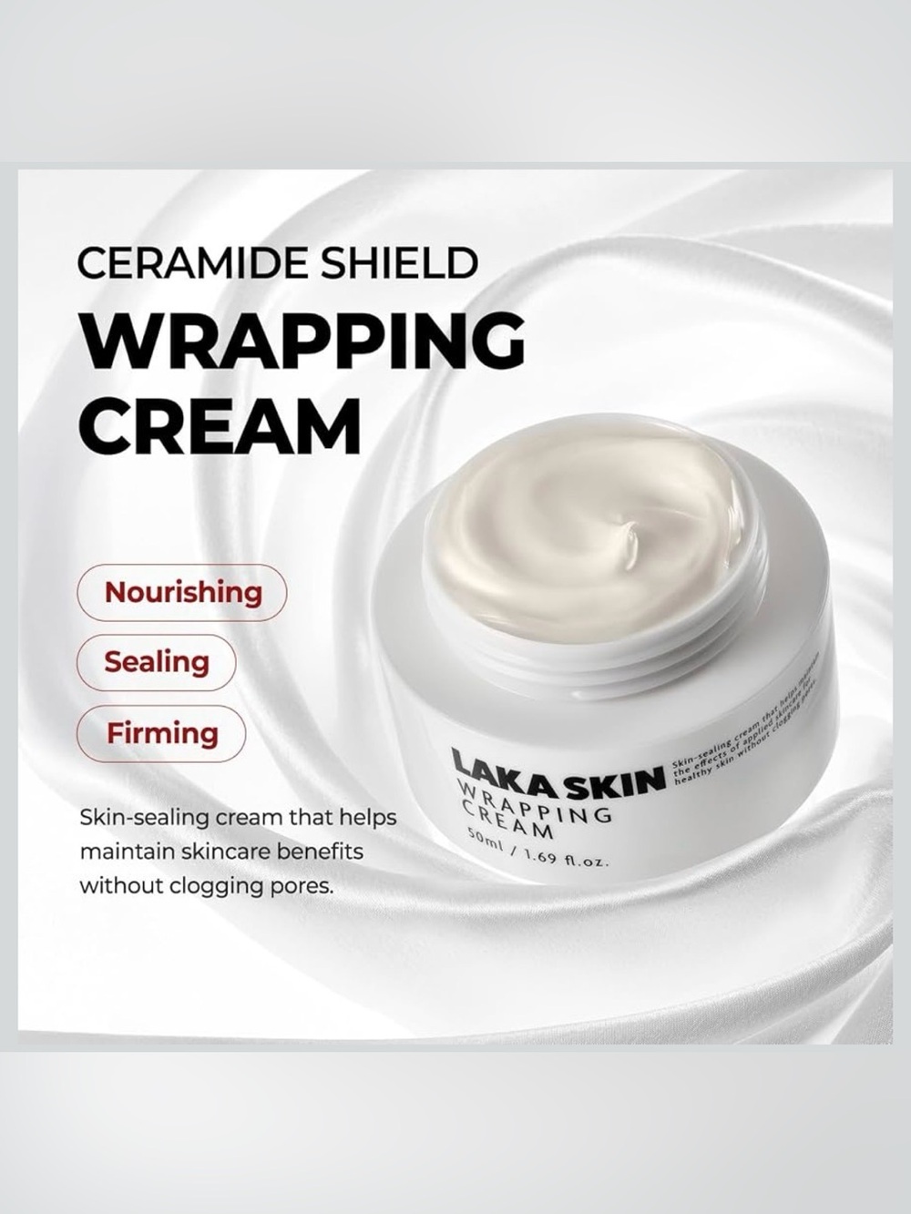 Laka Skin Wrapping Cream - PDRN Ceramide Moisturizer